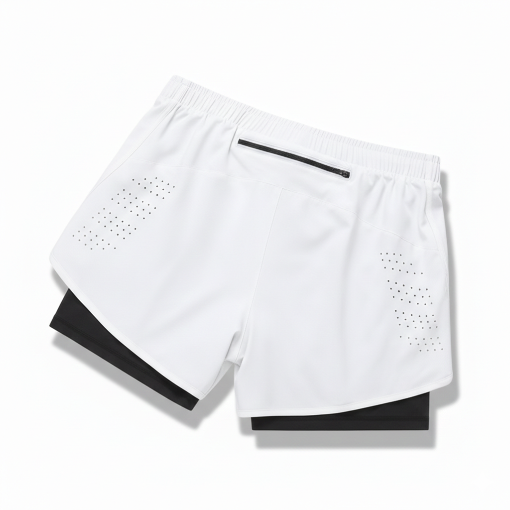 Men's Quick-Dry Running Shorts with Breathable Liner