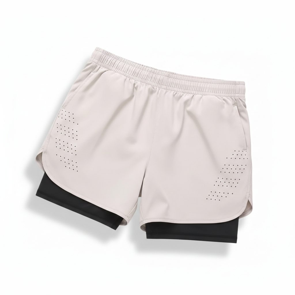 Men's Quick-Dry Running Shorts with Breathable Liner