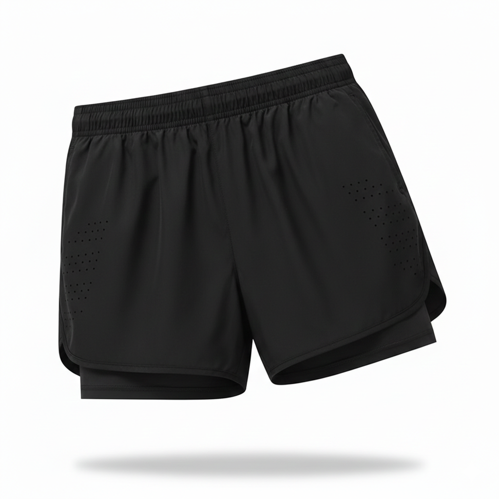 Men's Quick-Dry Running Shorts with Breathable Liner