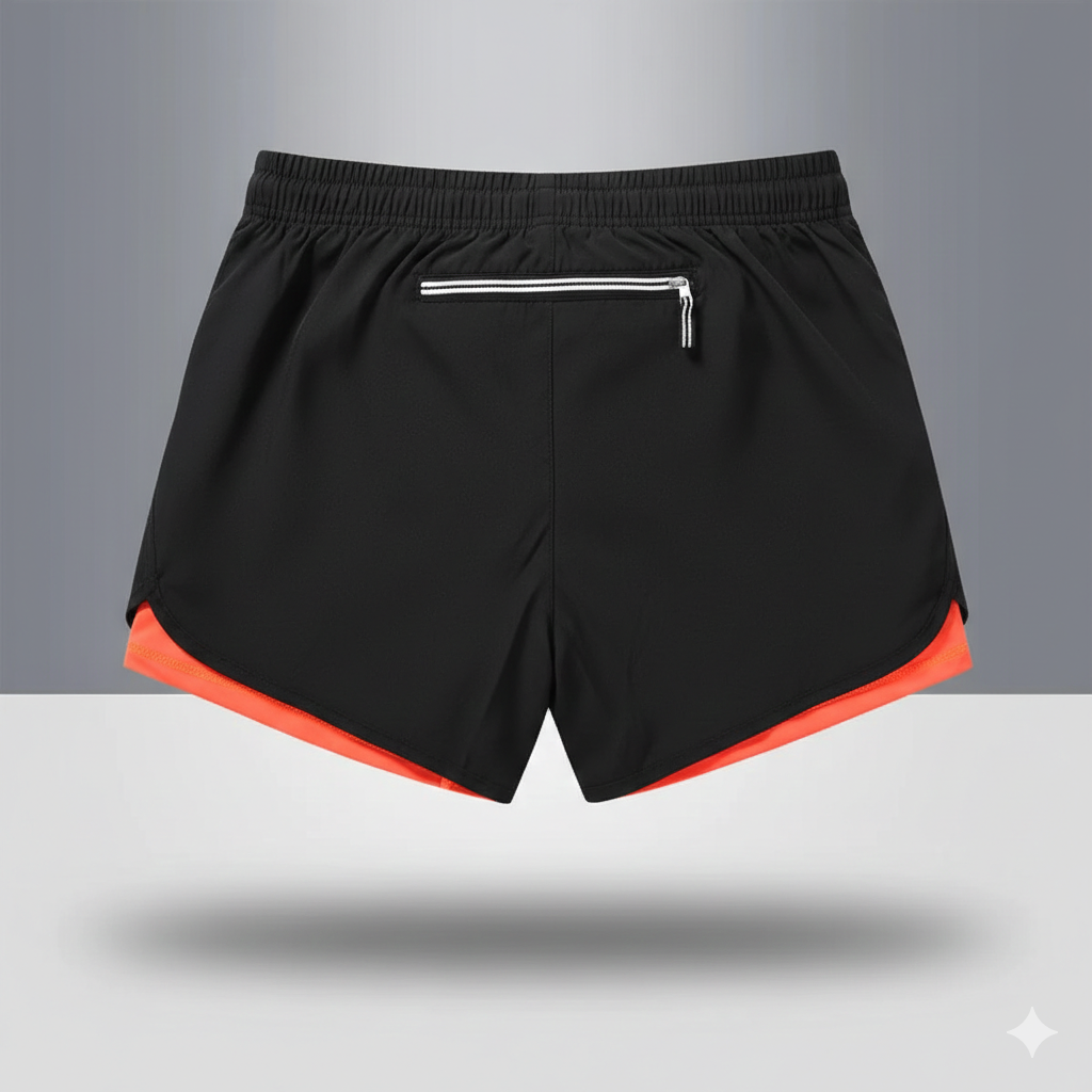 Men's Quick-Dry Running Shorts with Breathable Liner