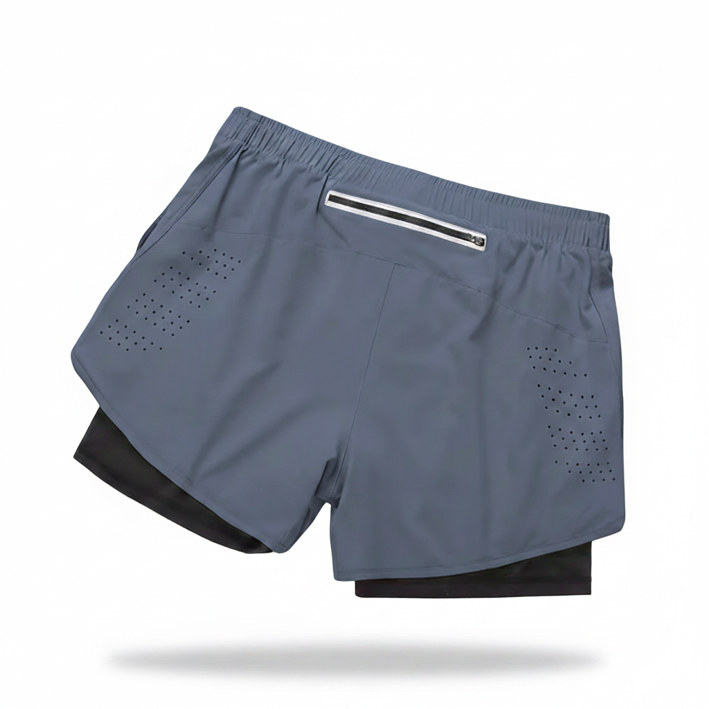 Men's Quick-Dry Running Shorts with Breathable Liner