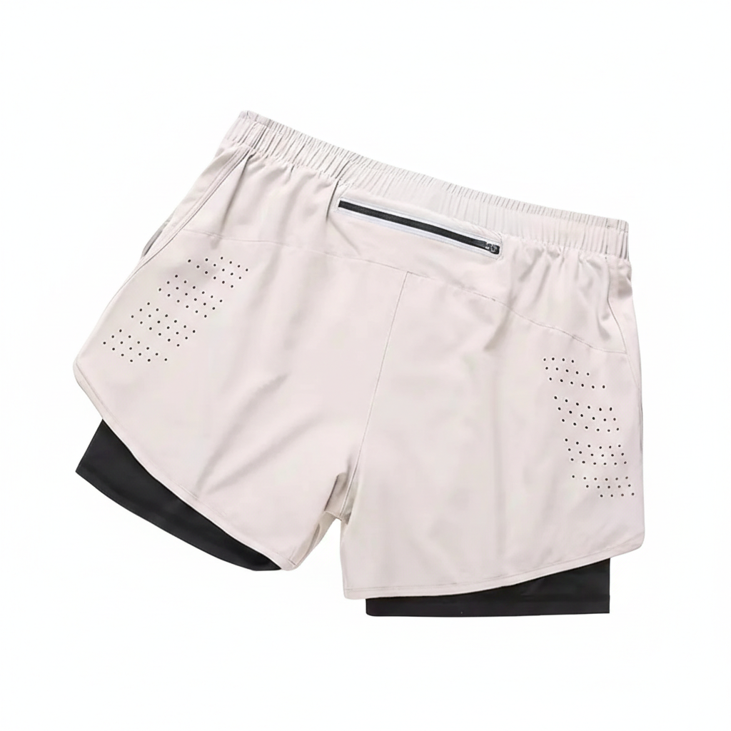 Men's Quick-Dry Running Shorts with Breathable Liner