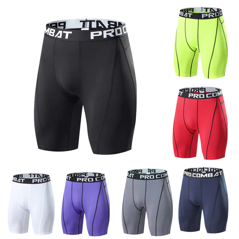 Men's Tight Fit Pro Training Running Shorts (Quick-Dry)